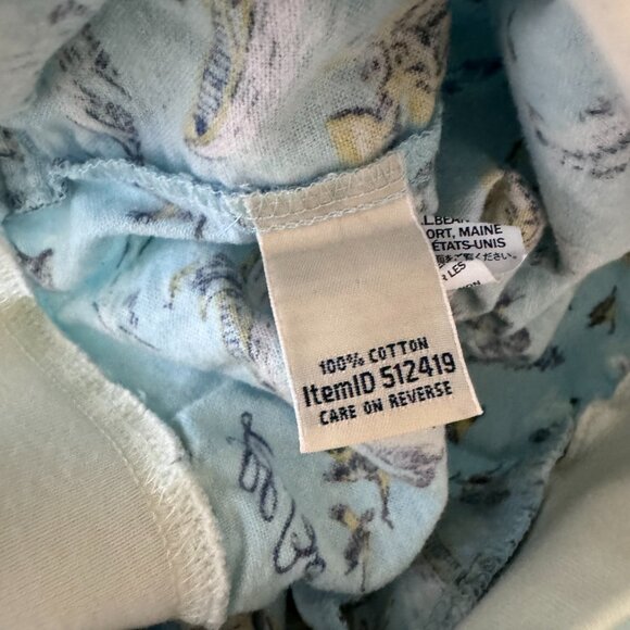 L.L. Bean Womens Flannel Pajama Pants Size 3X Blue Outdoor Nature PJ's - Picture 6 of 6
